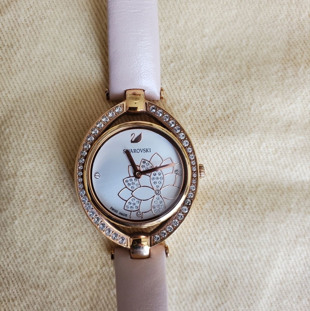 Swarovski Rose Gold and White Women's Watch